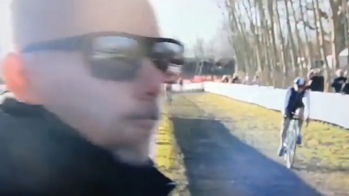 Sven Nys: World Cup Cyclocross Ribbon Disaster