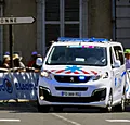 Zwaar ongeval met ploegleiderswagen in Tour de France