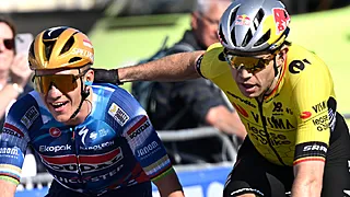 Van Aert gelooft in stunt Evenepoel: "Een straffe kerel"