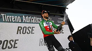Ganna verpulvert concurrentie in tijdrit Tirreno-Adriatico