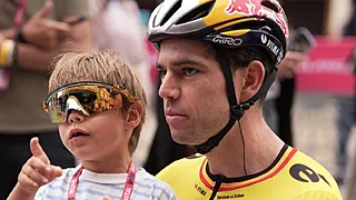 Van Aert in grote schrik om zijn kinderen: "Dat is heel hard"