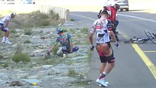 Horrorcrash aan 100 km/u in AlUla Tour: Belg zwaar toegetakeld