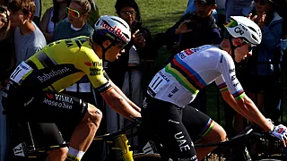 Van Aert is alles behalve onder de indruk van Pogacar: "Vrij normaal"