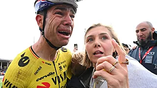 "Verschrikkelijk": Van Aert beleeft horrormoment na Roubaix