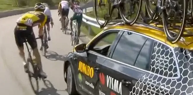 Dumoulin kan tragedie nipt voorkomen in Giro-vlucht