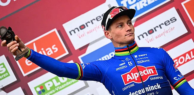 Van der Poel viert overwinning op geniale manier