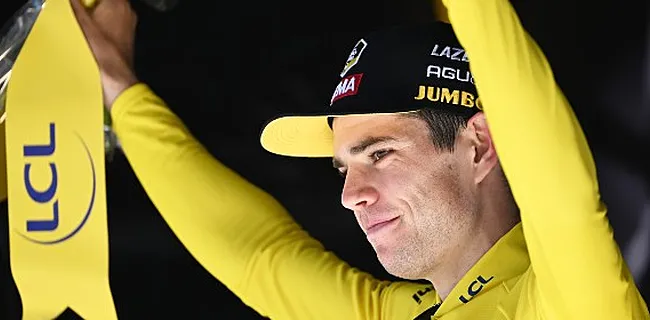 Van Aert straalt in geel: 