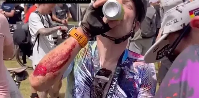 Jan Bakelants beleeft absolute horrorshow tijdens gravelrace 
