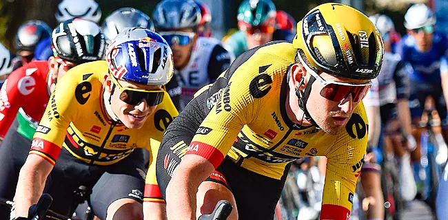 Benoot knipoogt naar Wout van Aert: 