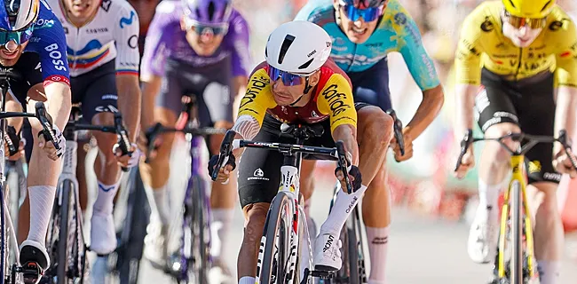 Zware val Pogacar zet Vuelta helemaal op zijn kop, Coquard wint sprint