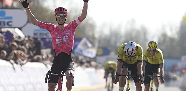 Antixlimax! Powless vloert Van Aert en Visma's in Dwars door Vlaanderen