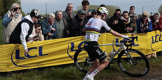 Pogacar geeft mening na doorrijden Van der Poel in Parijs-Roubaix