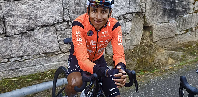 Of Egan Bernal blij is met zijn overwinning?