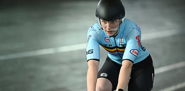 Wat een begin! Elke Vanhoof opent EK baanwielrennen met recordtijd