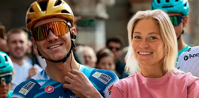 Deze dame is hélemaal wild van Evenepoel: 