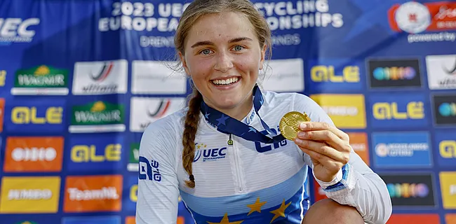 Fleur Moors valt naast podium op EK beloften, titel voor Française Célia Gery