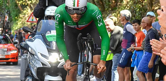 Filippo Ganna reed tijdrit met opvallend snufje uit België
