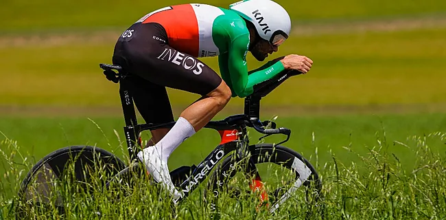 Filippo Ganna vernedert concurrentie in Giro, Pogacar deelt tik uit
