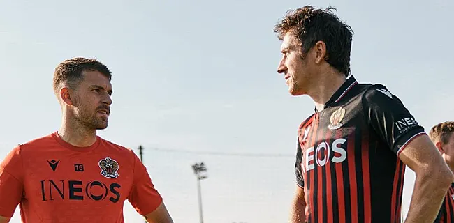 Geraint Thomas traint bij voetbalclub OGC Nice: 