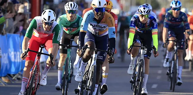 Girmay wint eerste rit Valencia, Evenepoel attent
