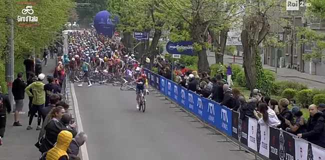 Ophef na Giro-crash: 