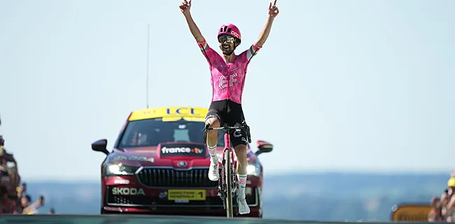 Healy wint na fraaie solo in Tour, Van der Poel weer in geel