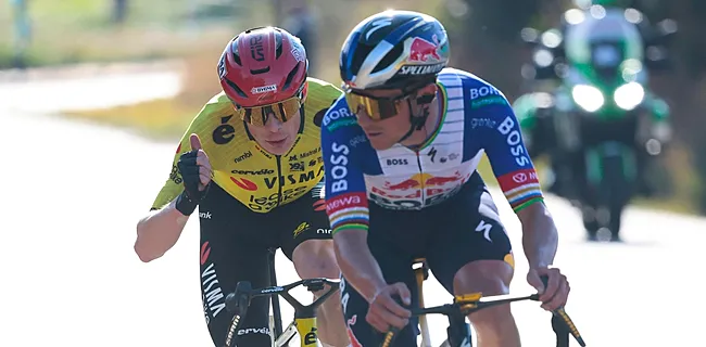 Ploegleider Visma zet Evenepoel op zijn plek na kritiek op Vingegaard