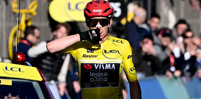 Vingegaard verklaart opvallend zegegebaar in Parijs-Nice