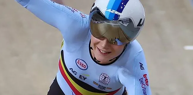 Meteen bingo! Goud voor Lotte Kopecky op WK baanwielrennen
