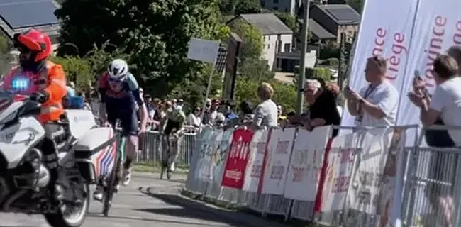 Politie verpest eindsprint in Luik-Bastenaken-Luik voor junioren