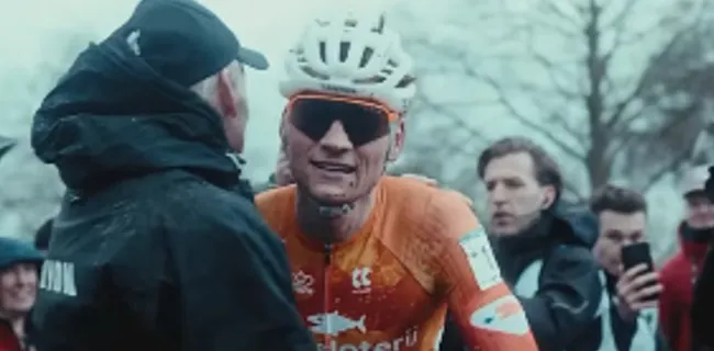 Van der Poel toont zeldzame emotie tegenover vader Adrie
