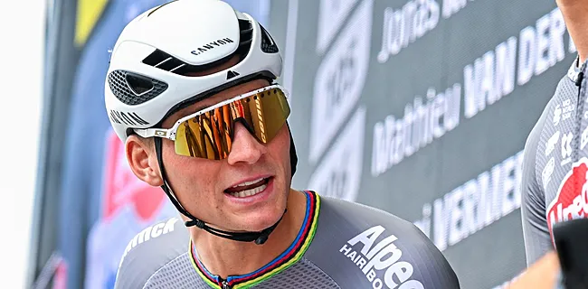 It's-a me, Mathieu! Van der Poel gaat stevig uit de bocht