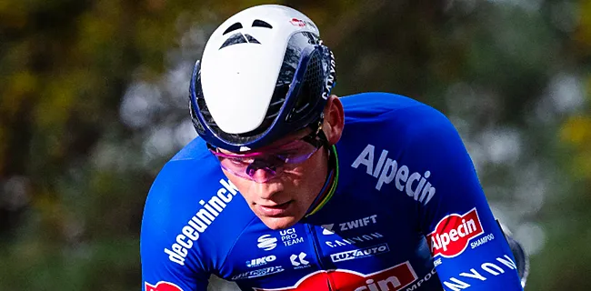Van der Poel omringd door Belgen op WK: 'Raar is het wel'