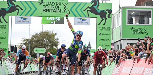 Tim Merlier oppermachtig na chaotische dag in Tour of Britain