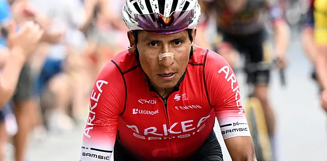 Opnieuw haakt topploeg af voor Nairo Quintana