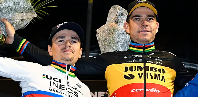 Pidcock buigt voor Van Aert: 