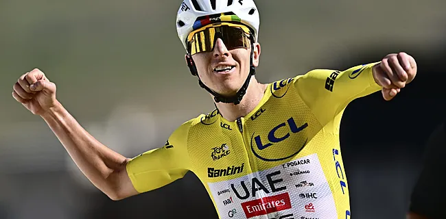 Pogacar maakt van wielrennen een computerspel en wint op Alpe d’Huez
