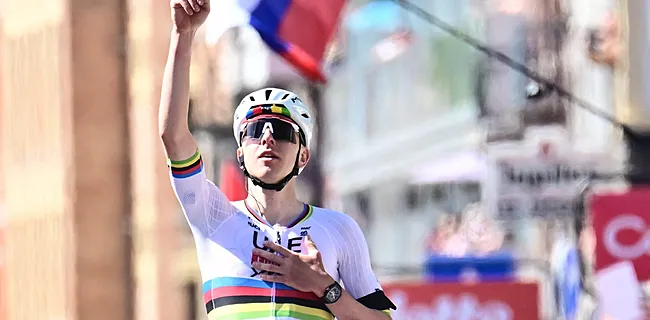 Pogacar wint, Evenepoel derde in Luik