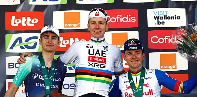 Zege met zuur randje: Pogacar voor onduidelijke reden keihard aangepakt