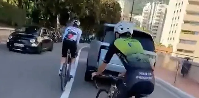 Ophef rond Pogacar na opvallende beelden: 