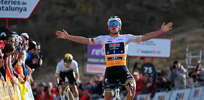 Evenepoel straalt na eerste zege in 2023: 'Enige jammere is de trui'