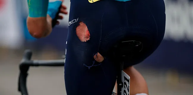 Eerste Giro-opgave: sprinter stapt af na massale crash