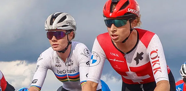 Flinke domper voor Lotte Kopecky richting De Omloop