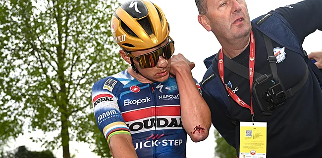 Met de schrik vrij: Evenepoel ontsnapt aan nieuw drama