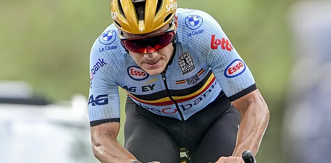 Evenepoel knokt zich naar zilver op WK achter Pogacar