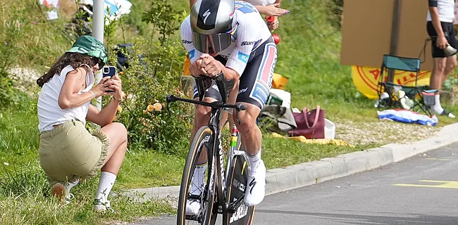 Remco Evenepoel verklaart schrikmoment tijdens tijdrit 