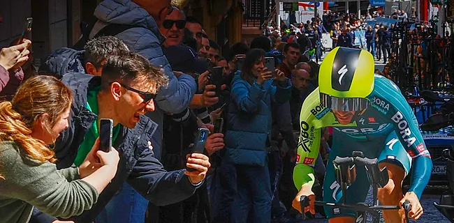 Roglic wint openingstijdrit Baskenland, valpartij nekt Evenepoel