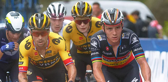 Jumbo-Visma bibbert voor oplawaai Evenepoel: 'Dat wordt slikken'