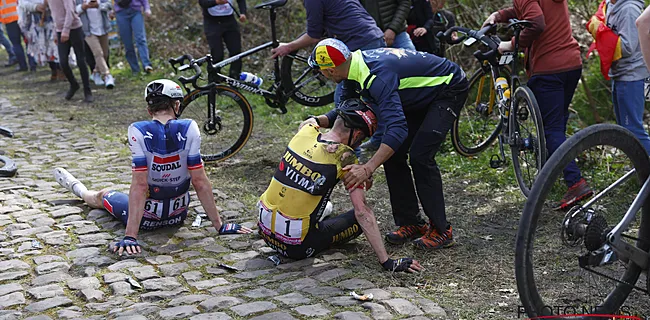 Van Baarle opgenomen in ziekenhuis na harde crash, Jumbo-Visma komt met update