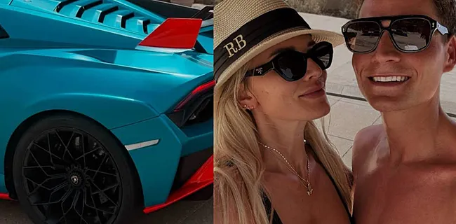 Van der Poel in stijl: nieuwe luxewagen en stralende Roxanne